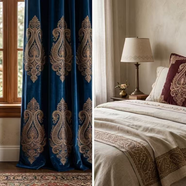 How Embroidery Fabrics Add a Touch of Timeless Elegance to Your Home Decor