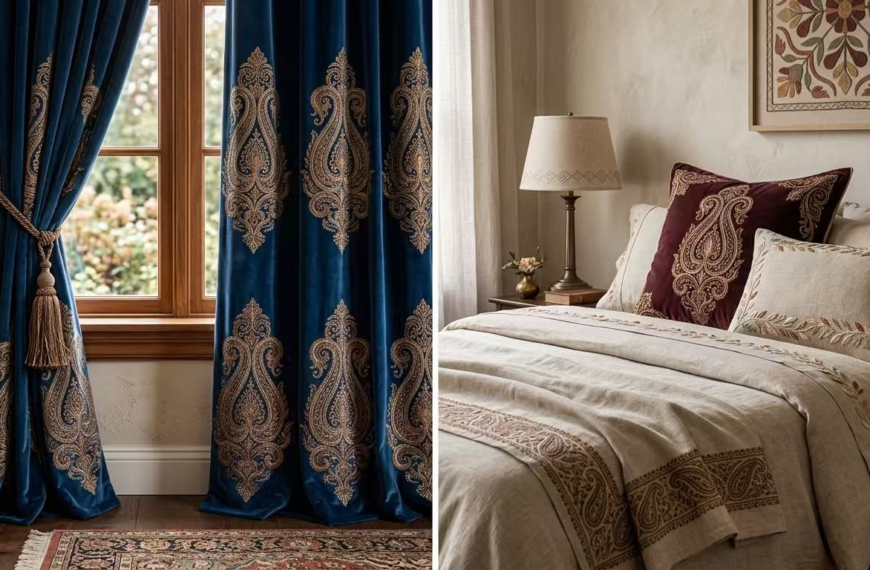 How Embroidery Fabrics Add a Touch of Timeless Elegance to Your Home Decor