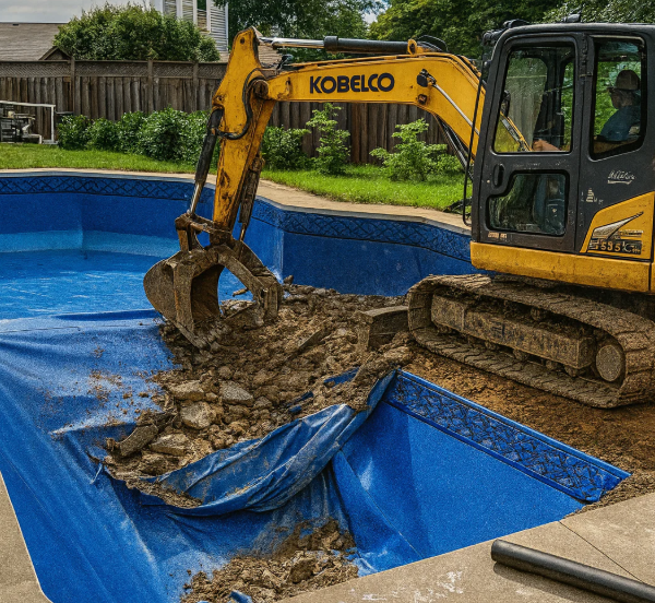How to Dismantle My Pool Without Causing Damage to the House