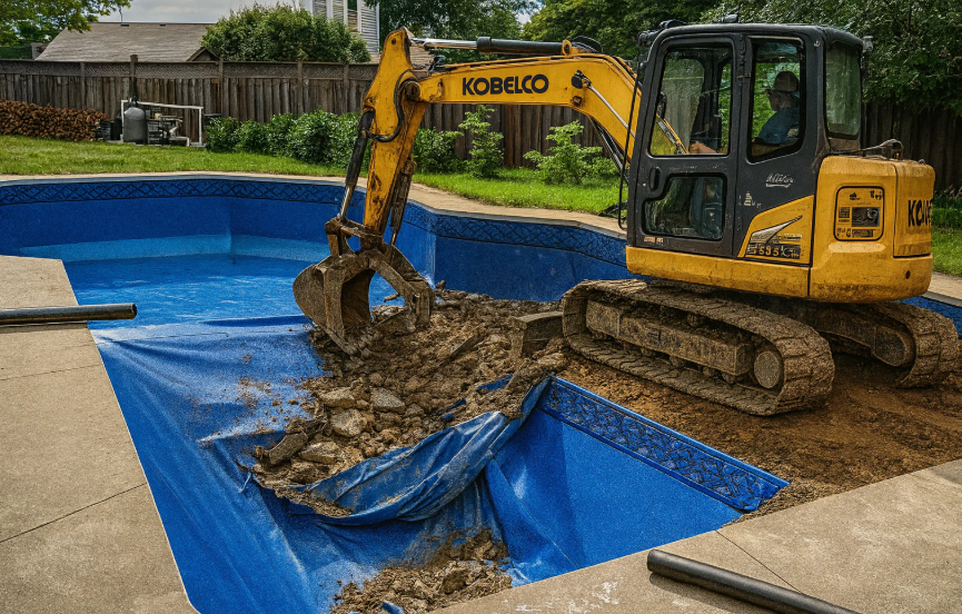 How to Dismantle My Pool Without Causing Damage to the House