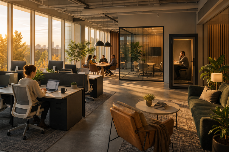 How To Build An Office That Works For Focus, Flexibility, And Well-Being